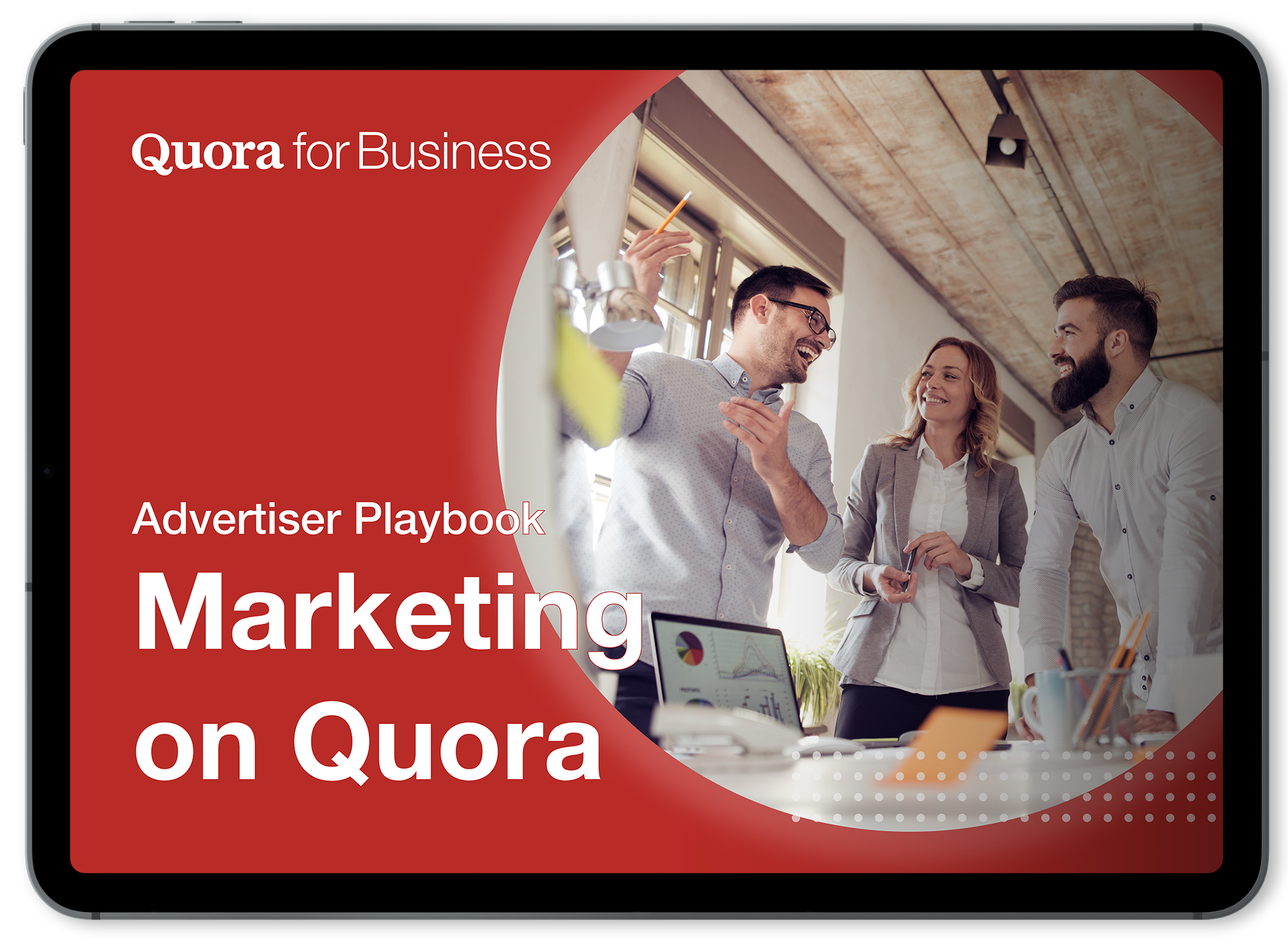Marketing on Quora Playbook iPad Cover